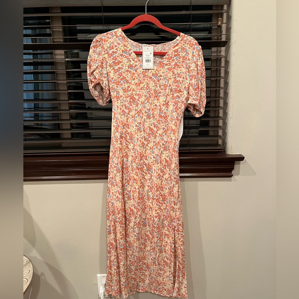 Floral midi dress